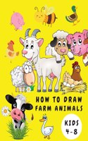 How to Draw Farm Animals Kids 4-8
