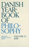 Danish Yearbook of Philosophy