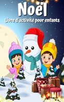 Livre d'activite de Noel pour les enfants ages de 4 a 8 ans 8-12