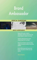 Brand Ambassador Critical Questions Skills Assessment