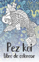 Pez koi - Libro de colorear