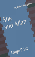 She and Allan: Large Print