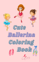 cute Ballerina coloring book