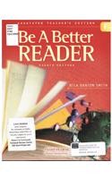 Globe Fearon Be a Better Reader Level F Annotated Teachers Edition 2003c