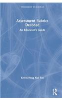 Assessment Rubrics Decoded