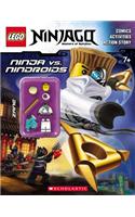 Lego Ninjago: Ninja vs. Nindroid Activity Book (with Minifigure)