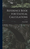 Reference Book for Statical Calculations