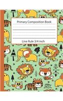 Primary Composition Book Line Rule 3/4 inch