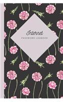 Internet Password Log Book