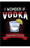 I Wonder If Vodka Thinks About Me Too