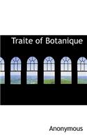 Traite of Botanique