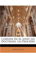 L'Exégèse de M. Loisy