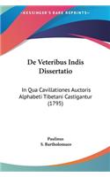 de Veteribus Indis Dissertatio