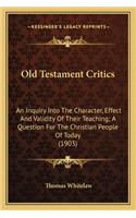 Old Testament Critics