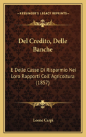 Del Credito, Delle Banche