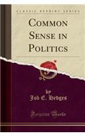 Common Sense in Politics (Classic Reprint)