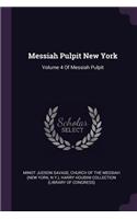 Messiah Pulpit New York