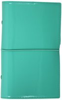 Filofax Personal Domino Patent turquoise organiser