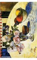"Flowers in a Fruit Bowl" by Paul Gauguin - 1894: Journal (Blank / Lined)(Art of Life Journals)