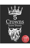 5 Crowns Score Sheets