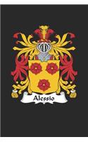 Alessio: Alessio Coat of Arms and Family Crest Notebook Journal (6 x 9 - 100 pages)