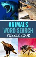 Animals Word Search Puzzle Book: 40 Large Print Challenging Puzzles - Gift for Summer & Vacations