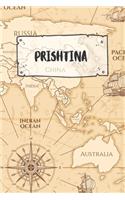 Prishtina: Liniertes Reisetagebuch Notizbuch oder Reise Notizheft liniert - Reisen Journal für Männer und Frauen mit Linien