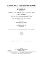 Examining NOAA's climate service proposal