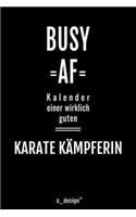 Kalender für Karate Kämpfer / Karate Kämpferin
