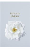 Baby Log Journal: Elegant Flower Tracker Book for Newborns, Record Infant's Feeding, Diaper, Sleeping & More