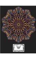 Half College Ruled Half Graph 4x4 Inch Paper Notebook 8.5x11inch 150 pages