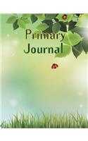 Primary Journal: This is primary notebook without picture story block. It comes with cute ladybugs feature, Size 7.44 x 9.69 Inch, 200 pages (100 Sheets) of writing 