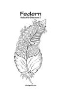 Federn-Malbuch für Erwachsene 2: (2 Federn)