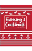 Gammy's Cookbook Nautical Red Edition