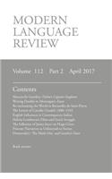 Modern Language Review (112