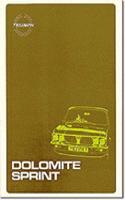 Triumph Dolomite Sprint Workshop Manual