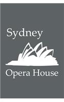 Sydney Opera House - Lined Notebook with Slate Grey Cover