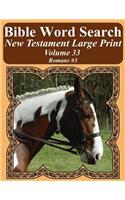 Bible Word Search New Testament Large Print Volume 33: Romans #3