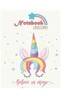 Notebook unicorn