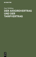 Der Akkordvertrag Und Der Tarifvertrag