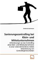 Sanierungscontrolling bei Klein- und Mittelunternehmen