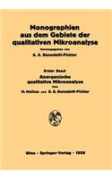 Anorganische Qualitative Mikroanalyse