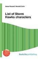 List of Storm Hawks Characters