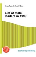 List of State Leaders in 1999: (English)