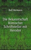 Die Bekanntschaft Romischer Schriftsteller mit Herodot