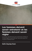 Les hommes doivent savoir entretenir et les femmes doivent savoir régler