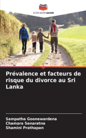 Prévalence et facteurs de risque du divorce au Sri Lanka