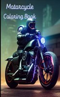 Motorcycle Coloring Book: A painting fun for children and adults