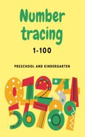 Number Tracing 1-100 For Preschool And Kindergarten
