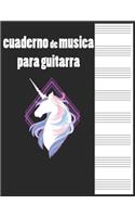 cuaderno de musica para guitarra